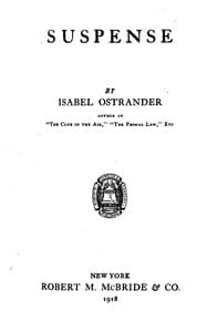 Suspense book cover
