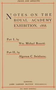 Notes on the Royal Academy Exhibition, 1868
