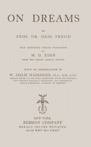 On dreams book cover