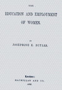 The education and employment of women book cover