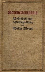 Sommerleutnants book cover