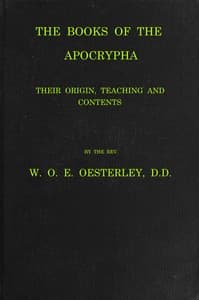 The books of the Apocrypha book cover