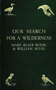 Our search for a wilderness book cover