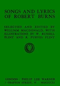 Songs and lyrics of Robert Burns