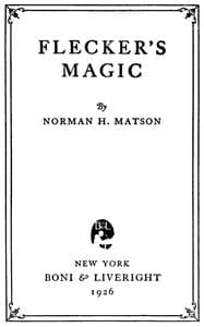Flecker's magic