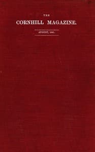 The Cornhill Magazine (Vol. IV, No. 2, August 1861) book cover