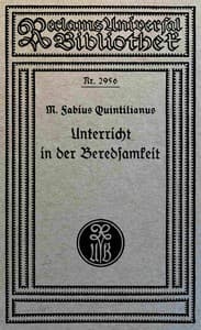 Unterricht in der Beredsamkeit