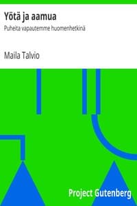 Yötä ja aamua book cover