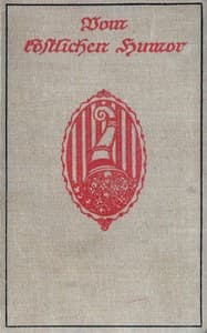 Vom köstlichen Humor book cover