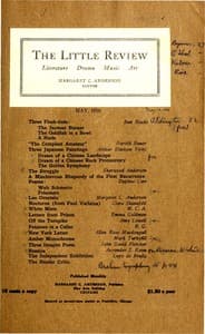 The Little Review, May 1916 (Vol. 3, No. 3)