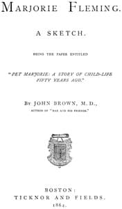 Marjorie Fleming