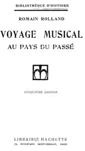 Voyage musical au pays du passé book cover