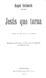 Jesús que torna