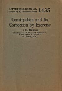 Constipation and its correction by exercise