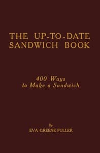 The up-to-date sandwich book book cover