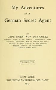 My adventures as a German secret agent