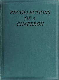 Recollections of a chaperon book cover