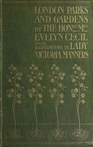 London parks and gardens book cover