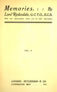 Memories (volume 2 of 2)