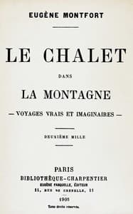 Le chalet dans la montagne